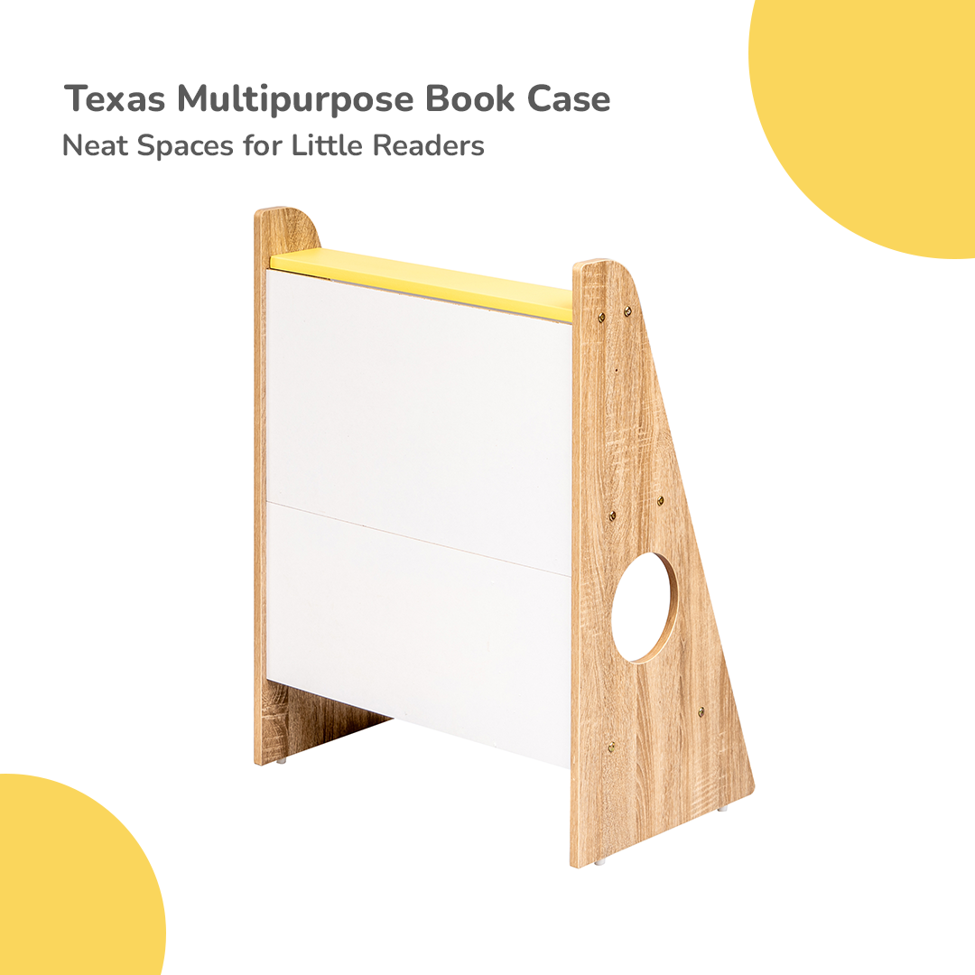 Alex Daisy Texas Three-layer Multipurpose Bookcase/Shoe Rack/Toy Organizer for Kids | Book Shelf | Shelve for Books Storage | Children Book Rack | Storage Rack