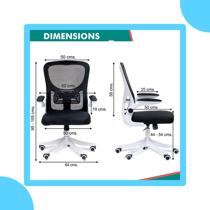 Alex Daisy Flexo Ergonomic Office Chair/Study Chair/Computer Chair (without Headrest)