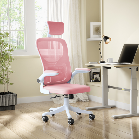 Alex Daisy Plastic Flexo Ergonomic Office Chair/Study Chair/Computer Chair (With Headrest)