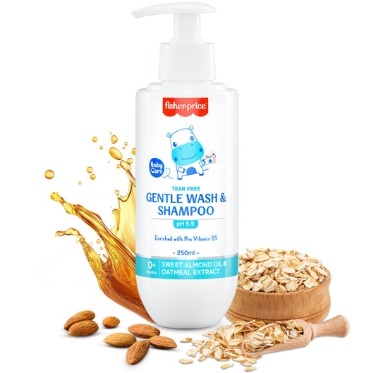 Fisher-Price Baby Care Gentle Wash & Shampoo 250ml