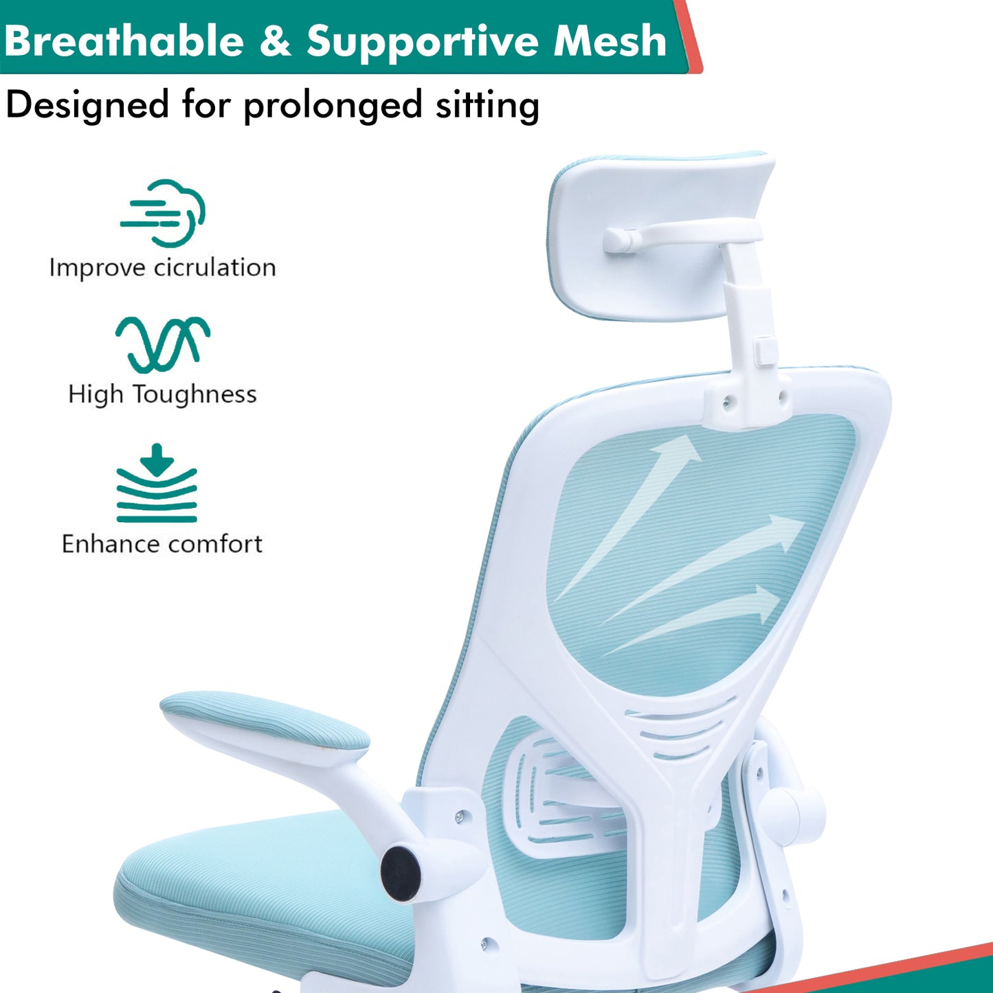 Alex Daisy Flexo Ergonomic Office Chair/Study Chair/Computer Chair (without Headrest)