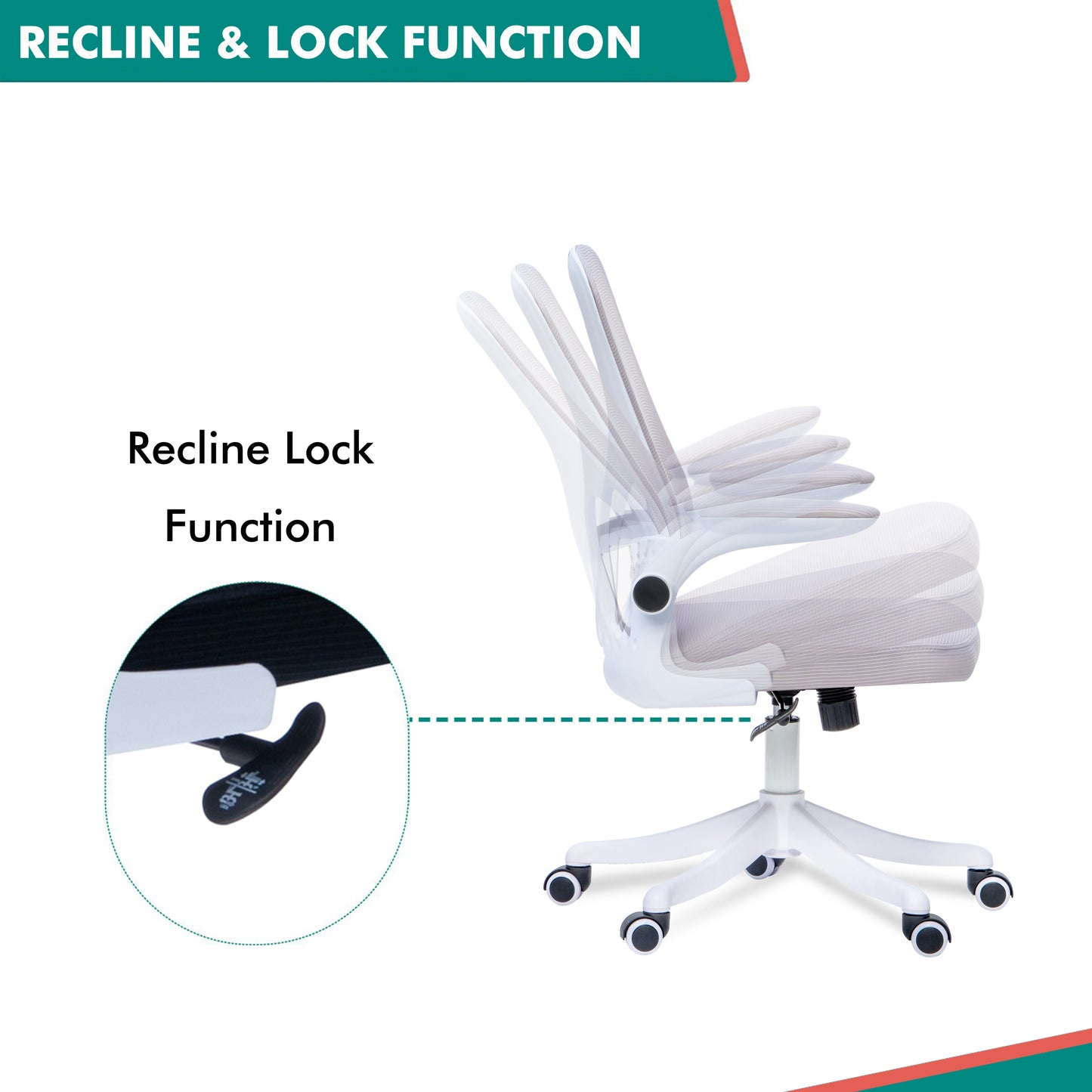 Alex Daisy Flexo Ergonomic Office Chair/Study Chair/Computer Chair (without Headrest)