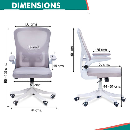 Alex Daisy Flexo Ergonomic Office Chair/Study Chair/Computer Chair (without Headrest)