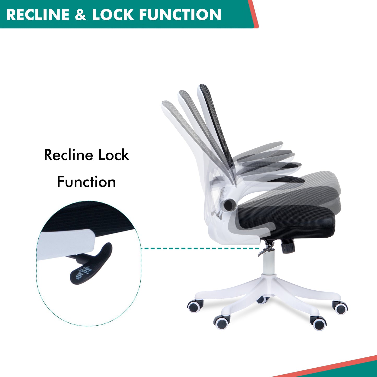 Alex Daisy Flexo Ergonomic Office Chair/Study Chair/Computer Chair (without Headrest)