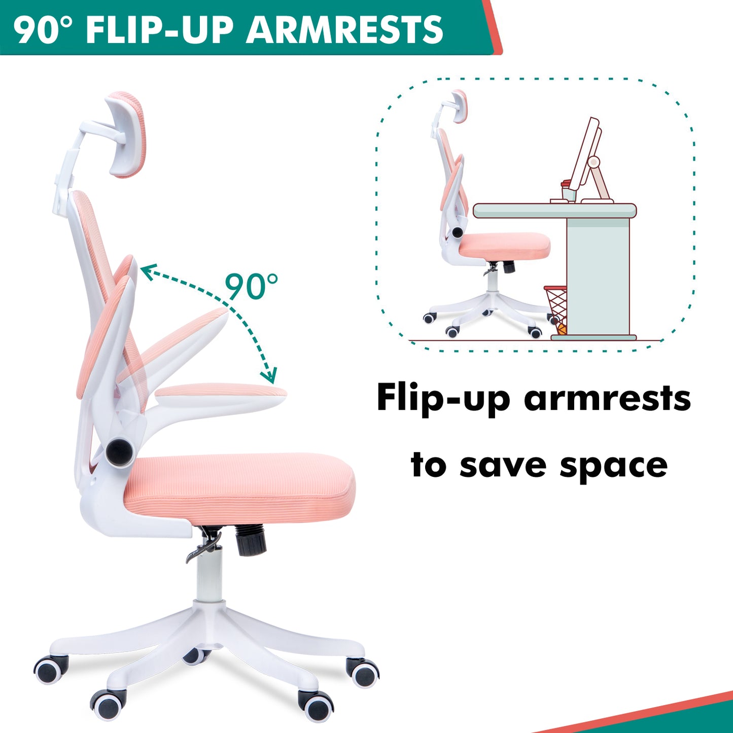 Alex Daisy Flexo Ergonomic Office Chair/Study Chair/Computer Chair (without Headrest)