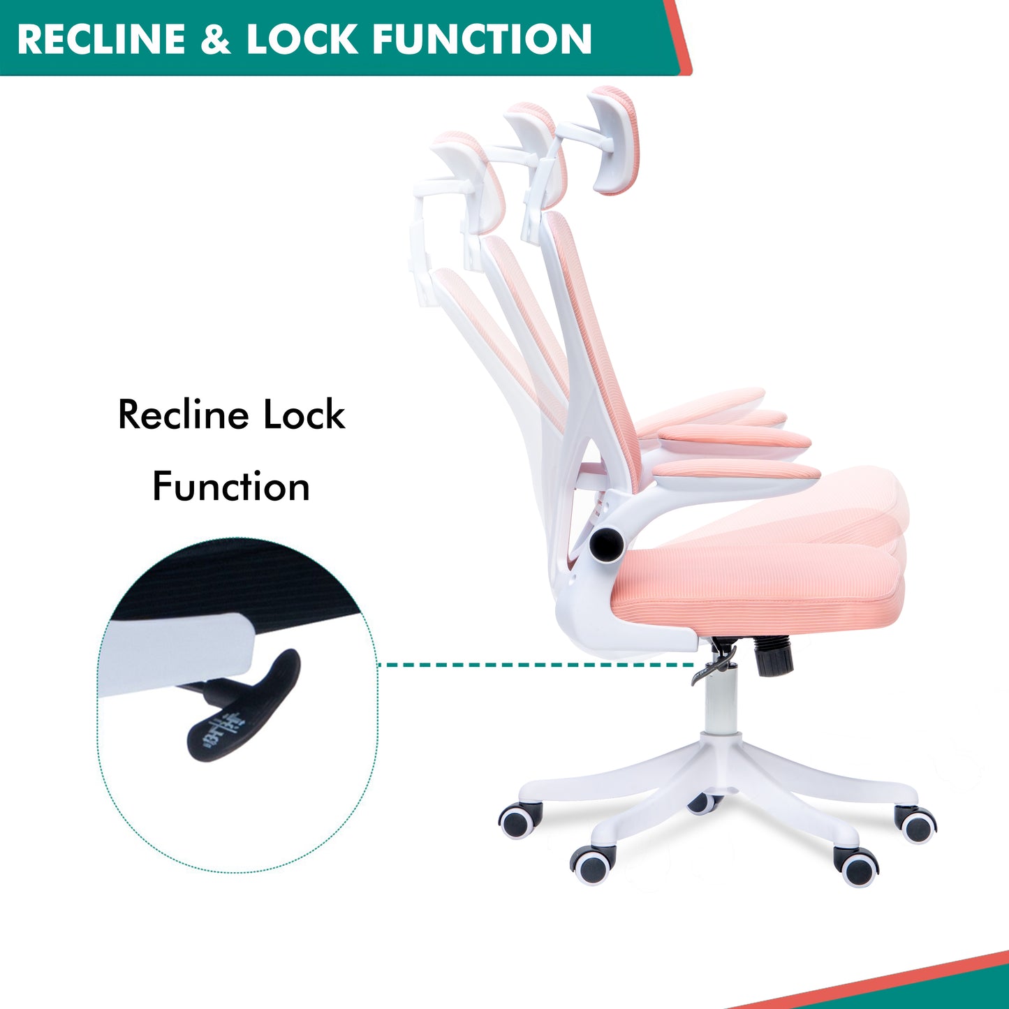 Alex Daisy Flexo Ergonomic Office Chair/Study Chair/Computer Chair (without Headrest)