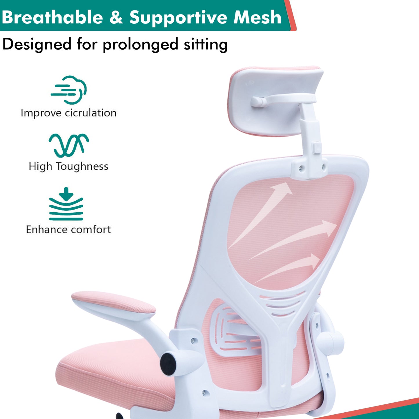 Alex Daisy Flexo Ergonomic Office Chair/Study Chair/Computer Chair (without Headrest)