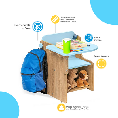 Alex Daisy Engineered Wood Zapper Desk Chair For Kids